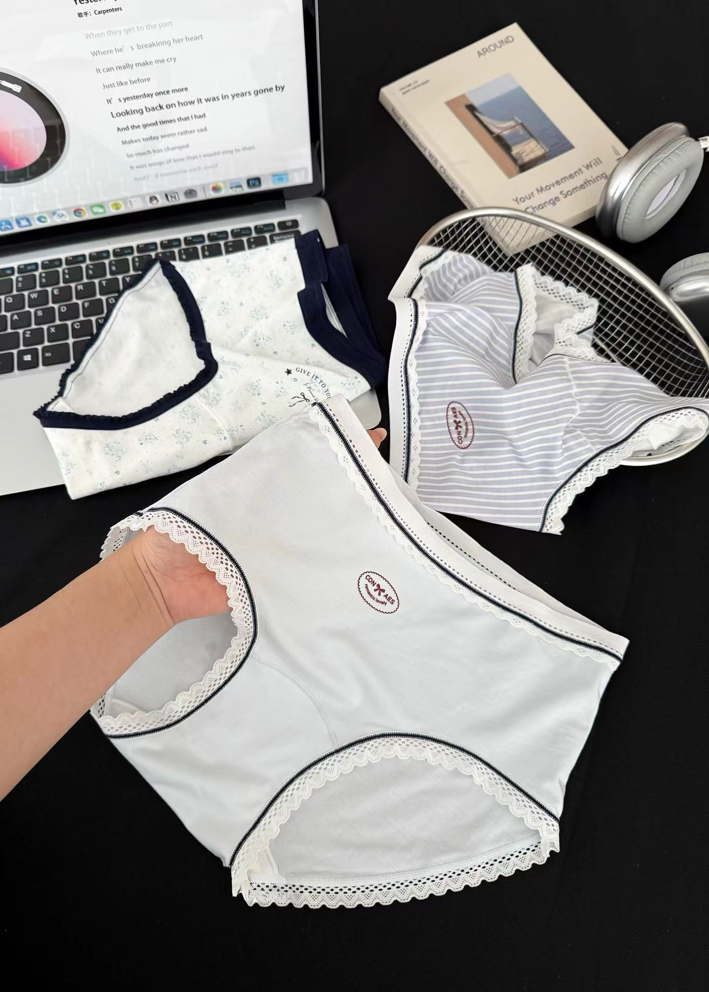 B02.俏皮日系純棉內褲3入