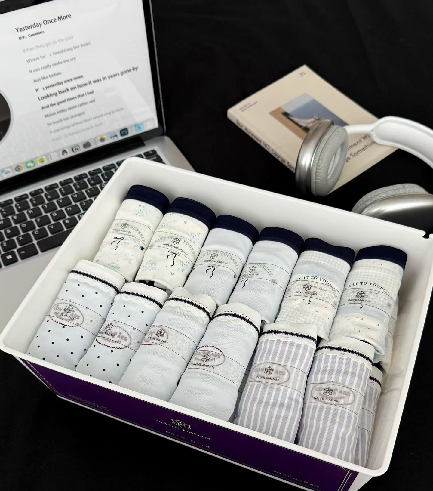 B02.俏皮日系純棉內褲3入