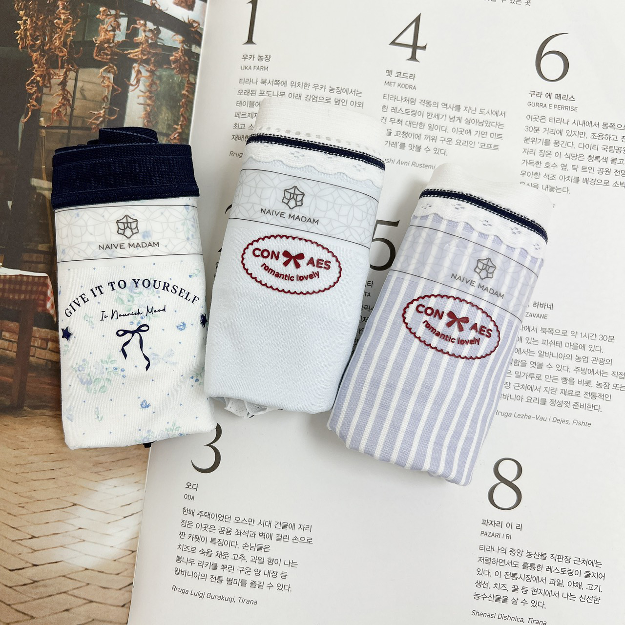 B01.俏皮日系純棉內褲6入