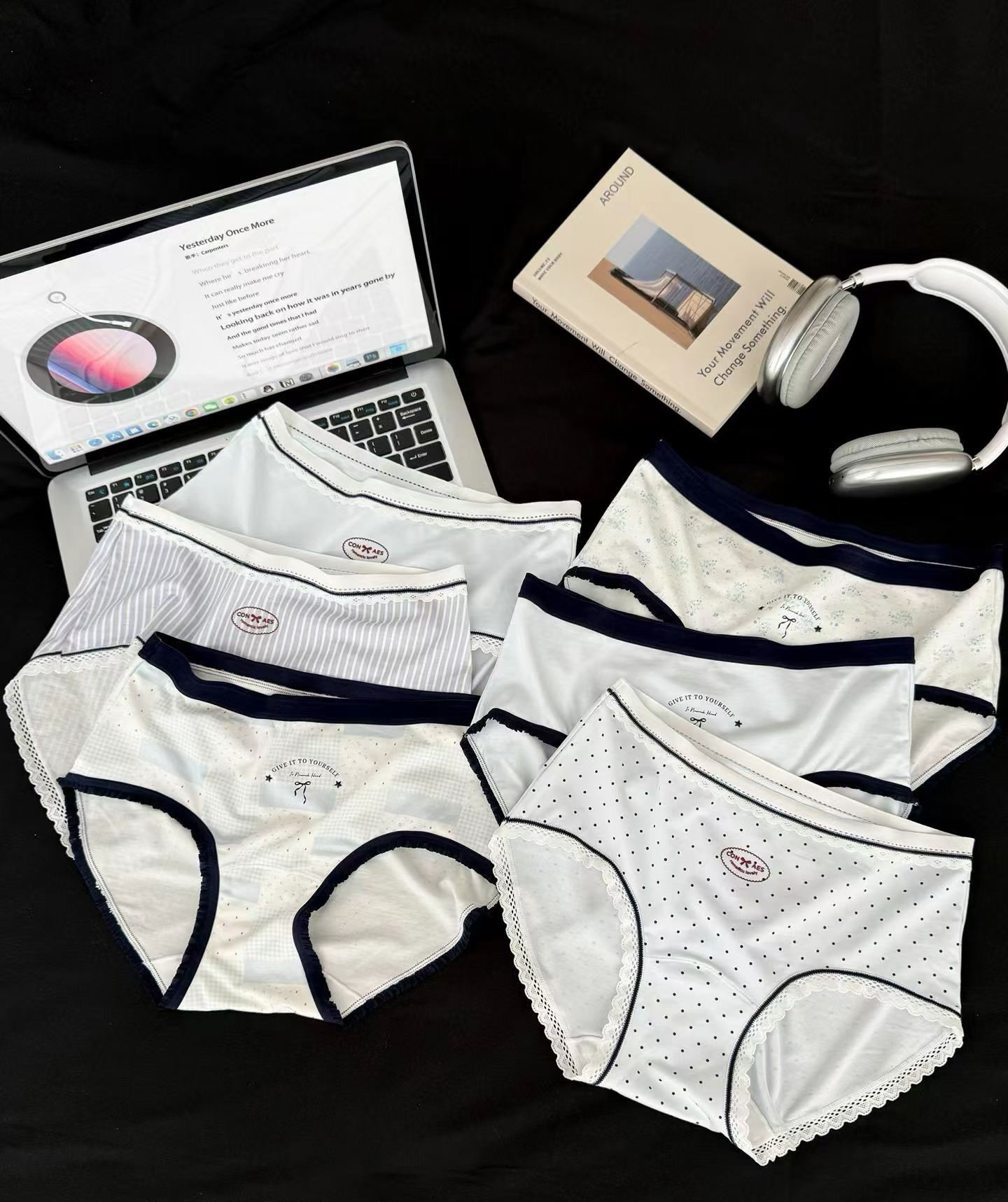 B01.俏皮日系純棉內褲6入