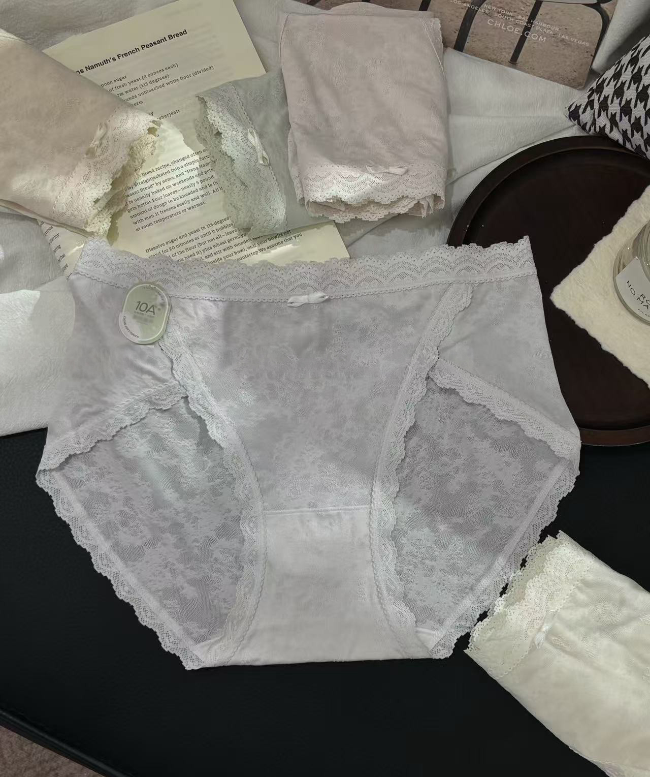 A01.優雅微甜冰花內褲5入裝