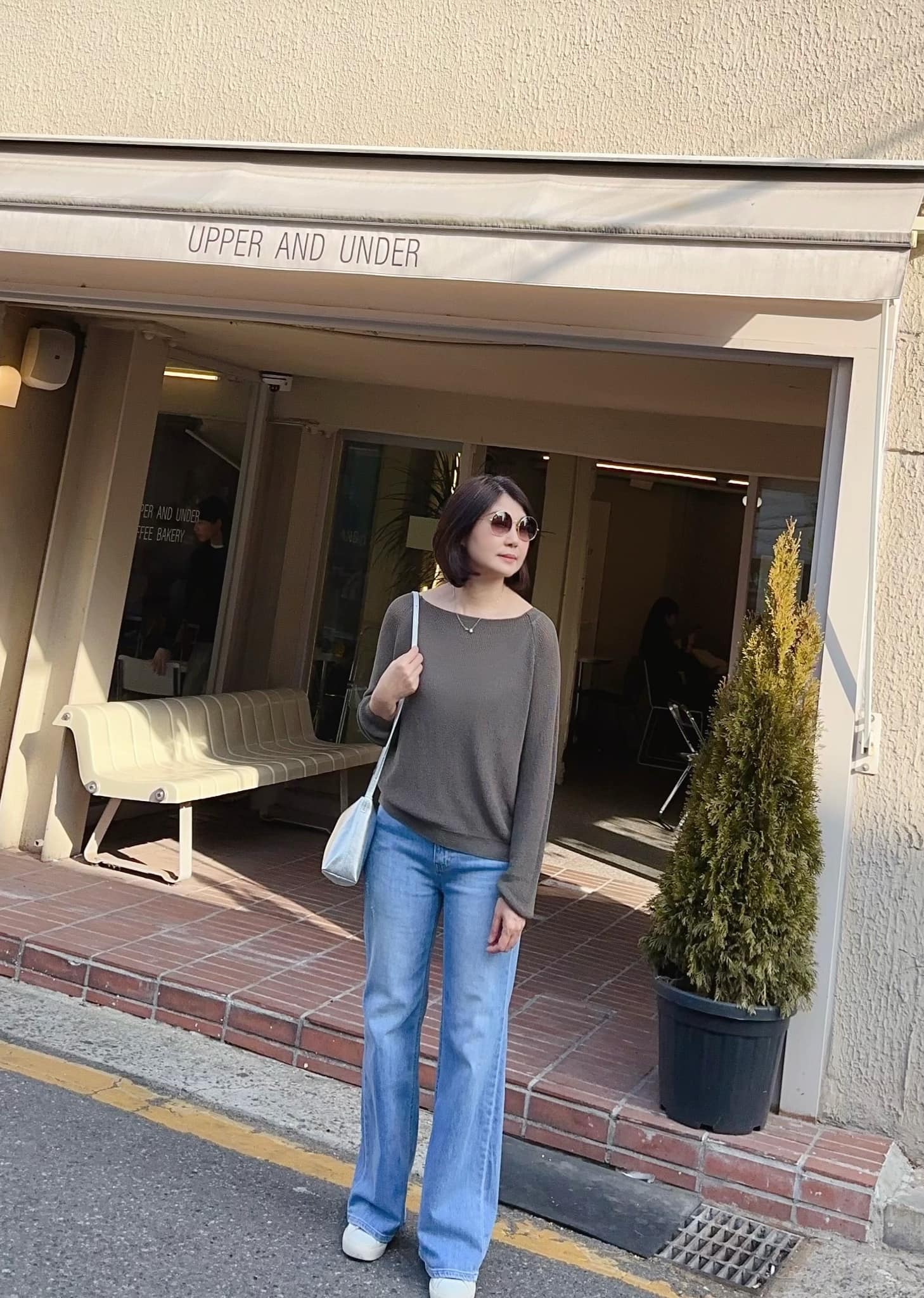 彈性顯瘦靴型牛仔褲