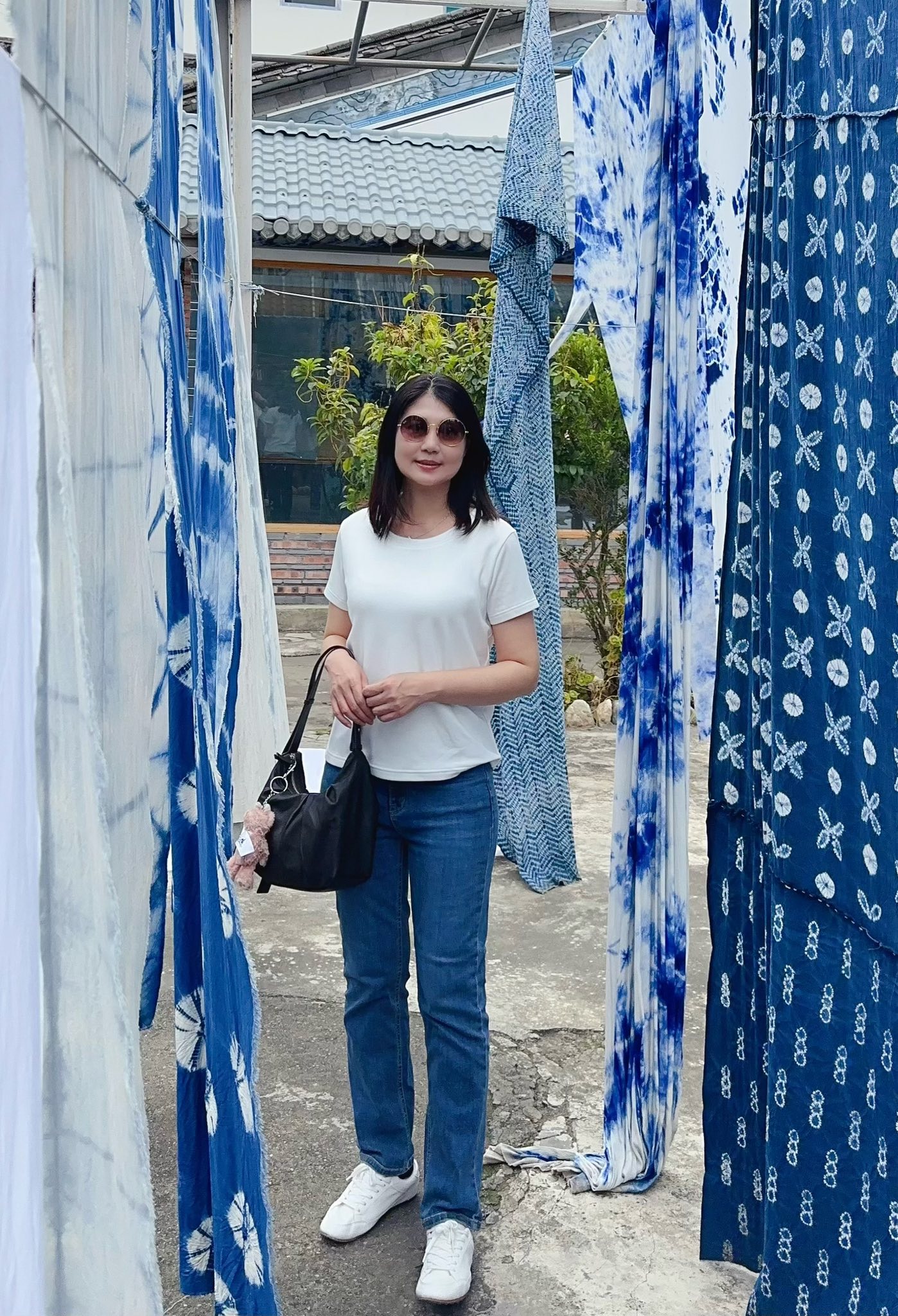 韓國彈性內鬆緊腰法棍牛仔褲