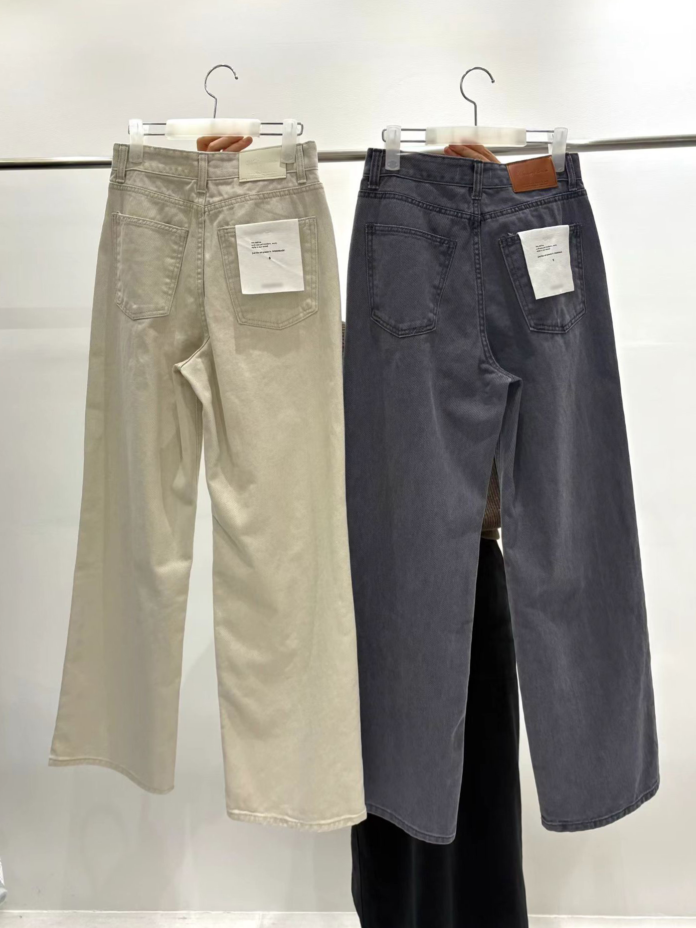 B70.質感家挺感斜紋修身長褲