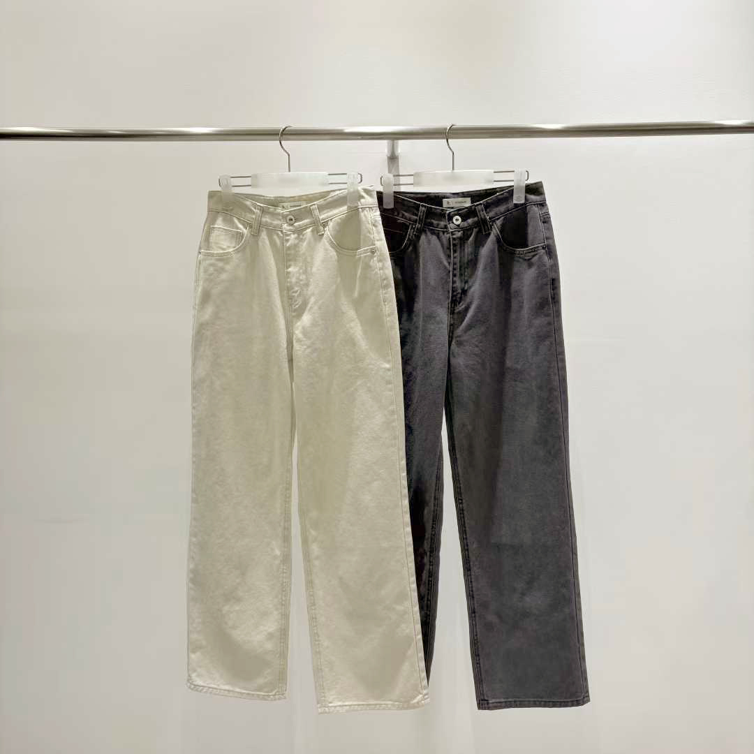 B70.質感家挺感斜紋修身長褲