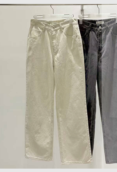 B70.質感家挺感斜紋修身長褲