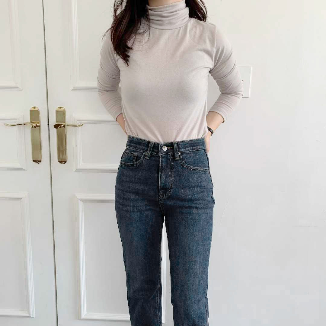 B20.修身完美比例喇叭牛仔褲