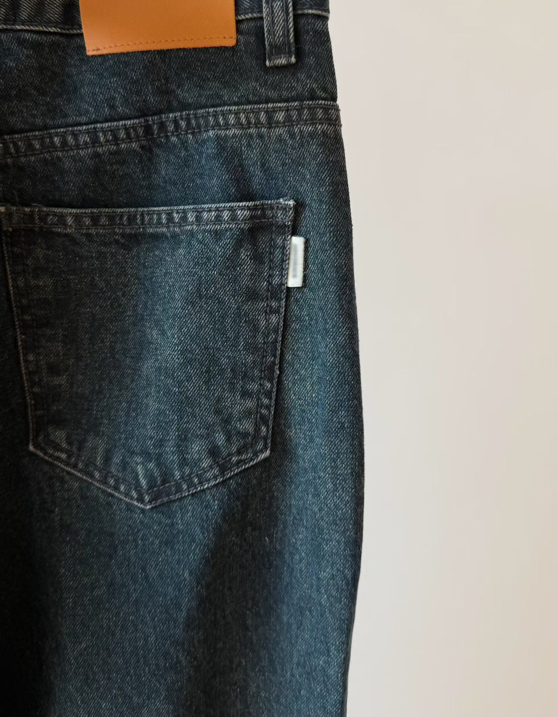 B45.瘦瘦歐膩復古水洗牛仔褲