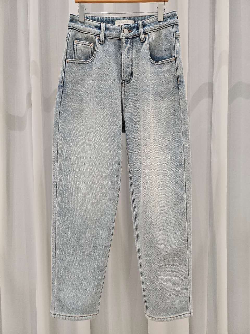 A87.星星家冬日溫暖刷毛牛仔褲