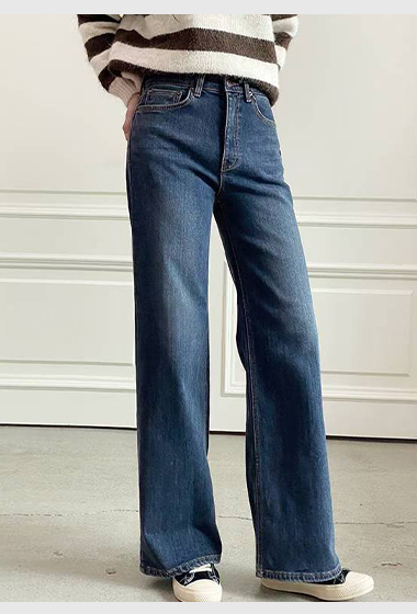 B66.冬季人氣顯瘦刷毛美腿牛仔褲