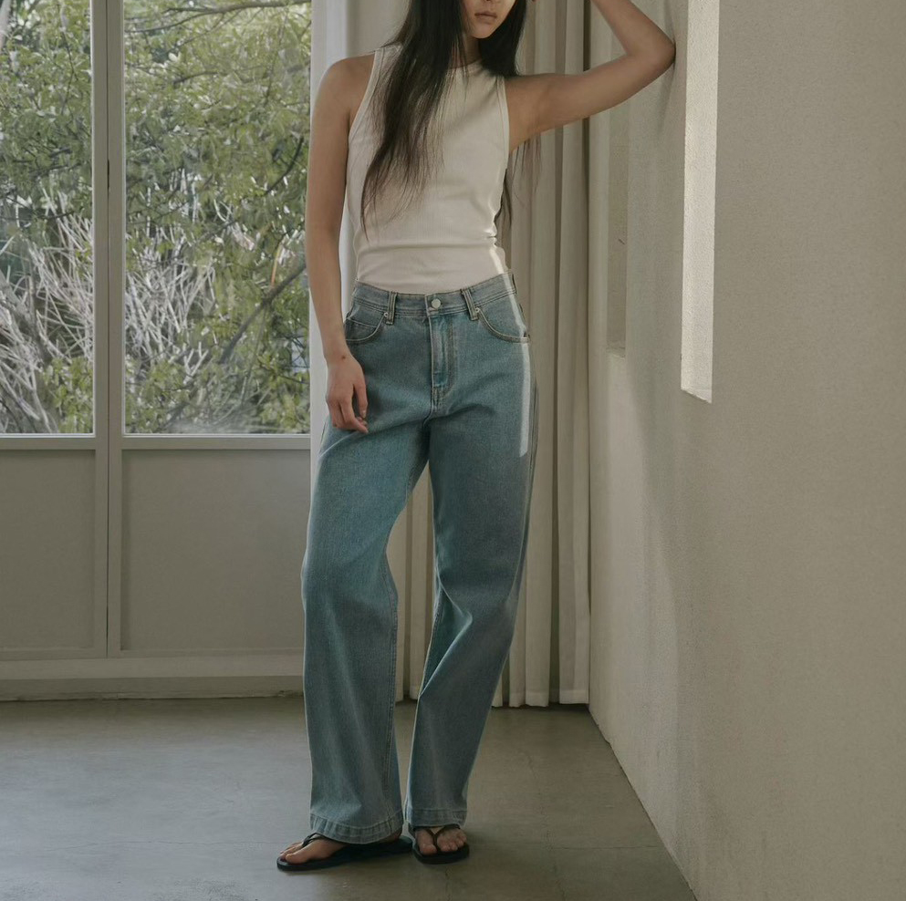 B42.質感家初春唯美實搭牛仔褲