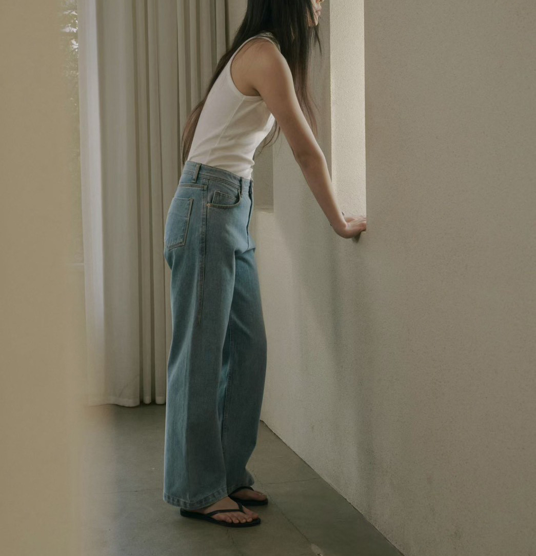 B42.質感家初春唯美實搭牛仔褲