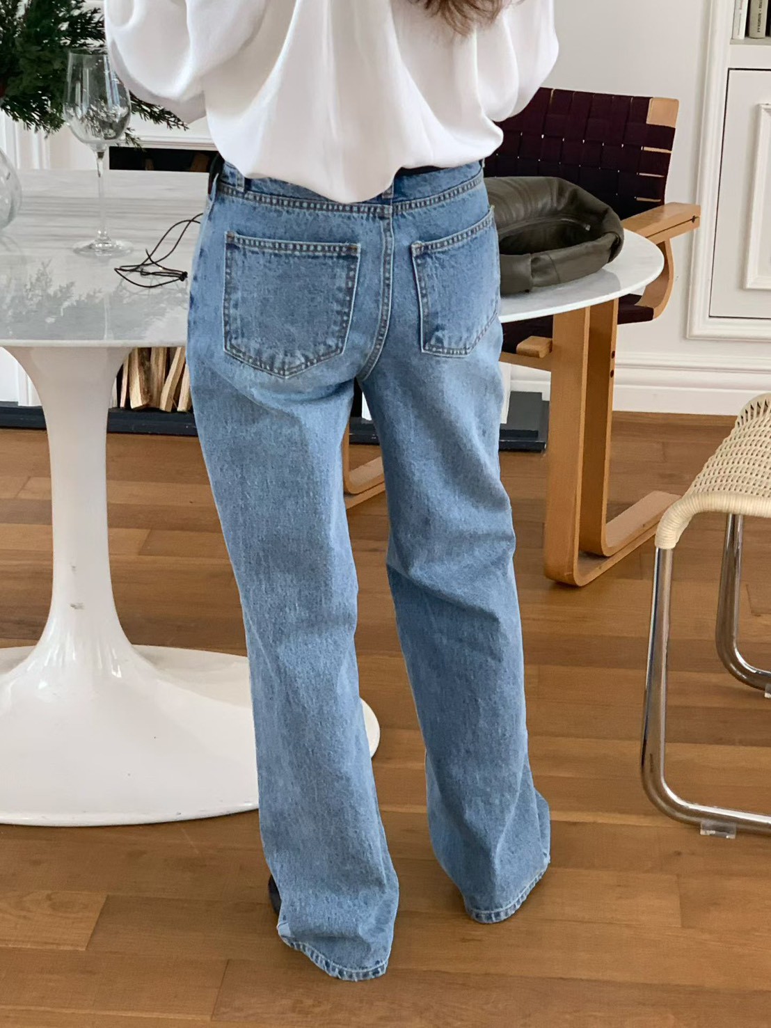 B08.大V家時尚漂亮水洗牛仔褲