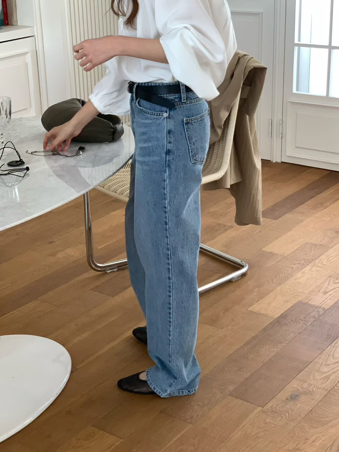 B08.大V家時尚漂亮水洗牛仔褲