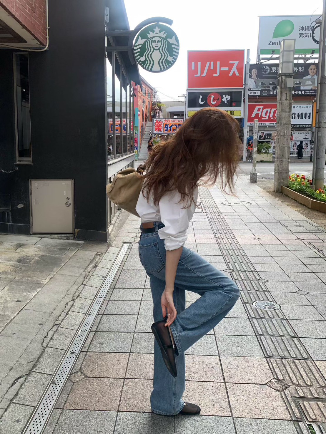 B08.大V家時尚漂亮水洗牛仔褲