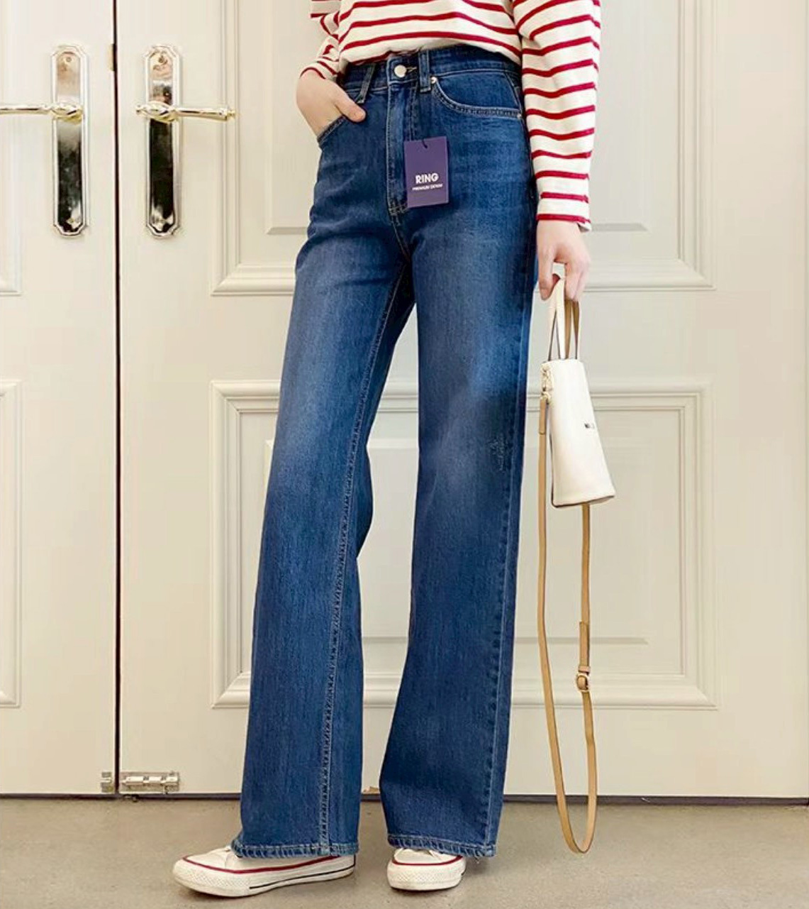 A02.視覺藏肉完美水洗牛仔褲