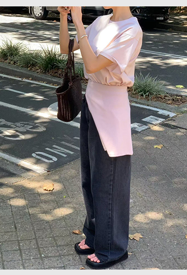 A34.JP家日常穿著刷色牛仔褲