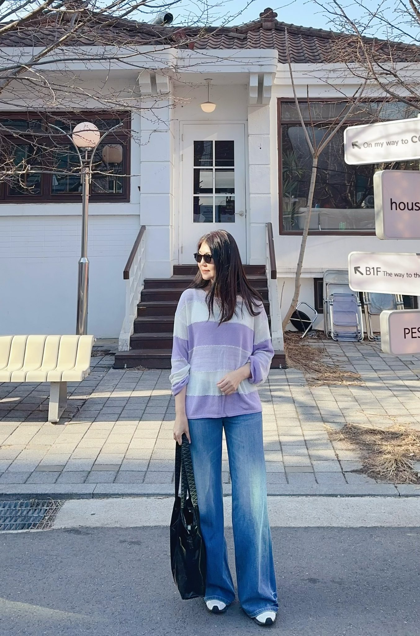 A19.春夏清爽洗色彈性牛仔長褲