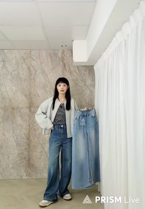 A17.小腰包設計水洗牛仔褲