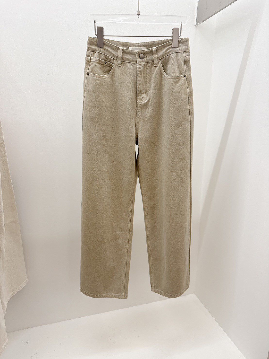 B127.溫柔奶茶色系休閒褲