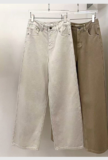 B127.溫柔奶茶色系休閒褲