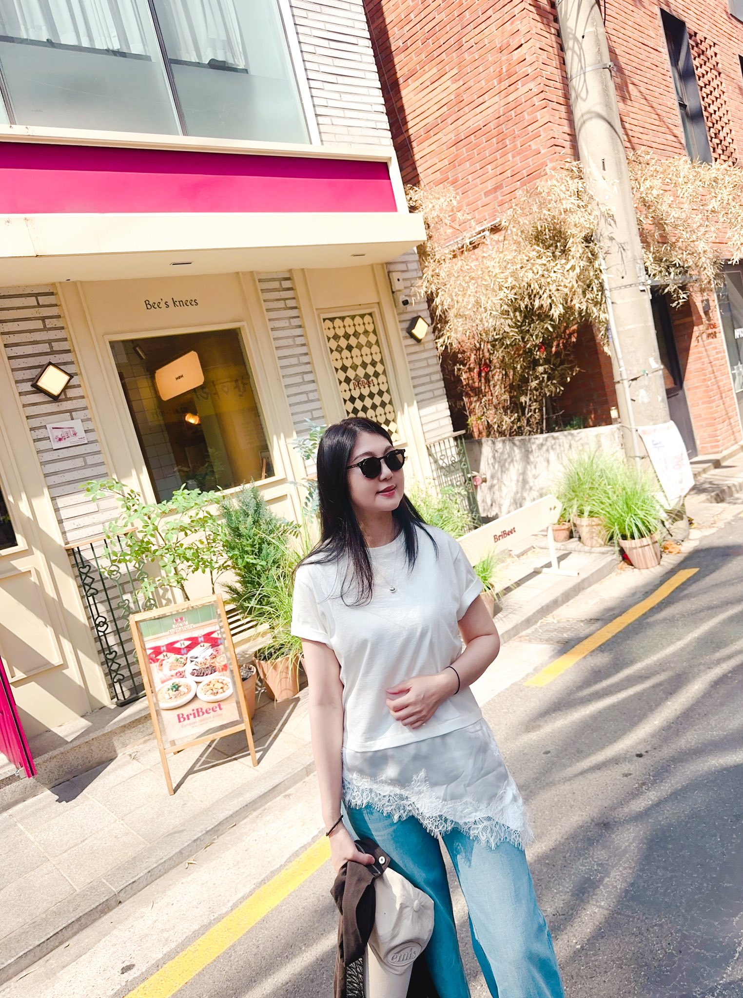 A03.好穿水洗側貓抓彈性牛仔長褲