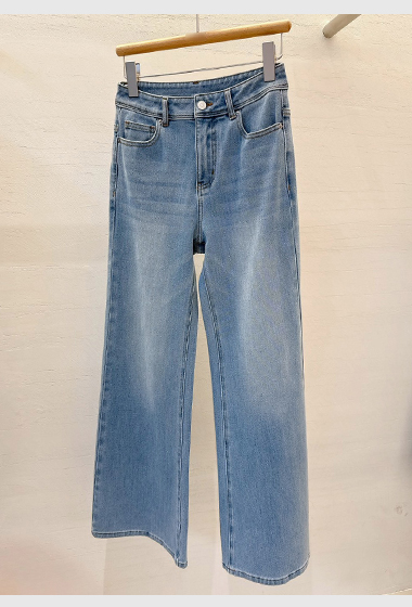 A01.顯瘦曲線闊腿喇叭褲