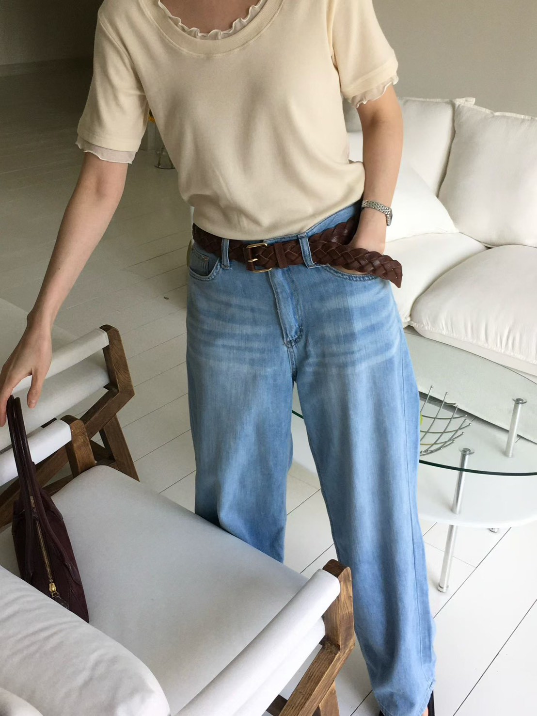 B38.櫥窗家女孩輕鬆夏日牛仔褲