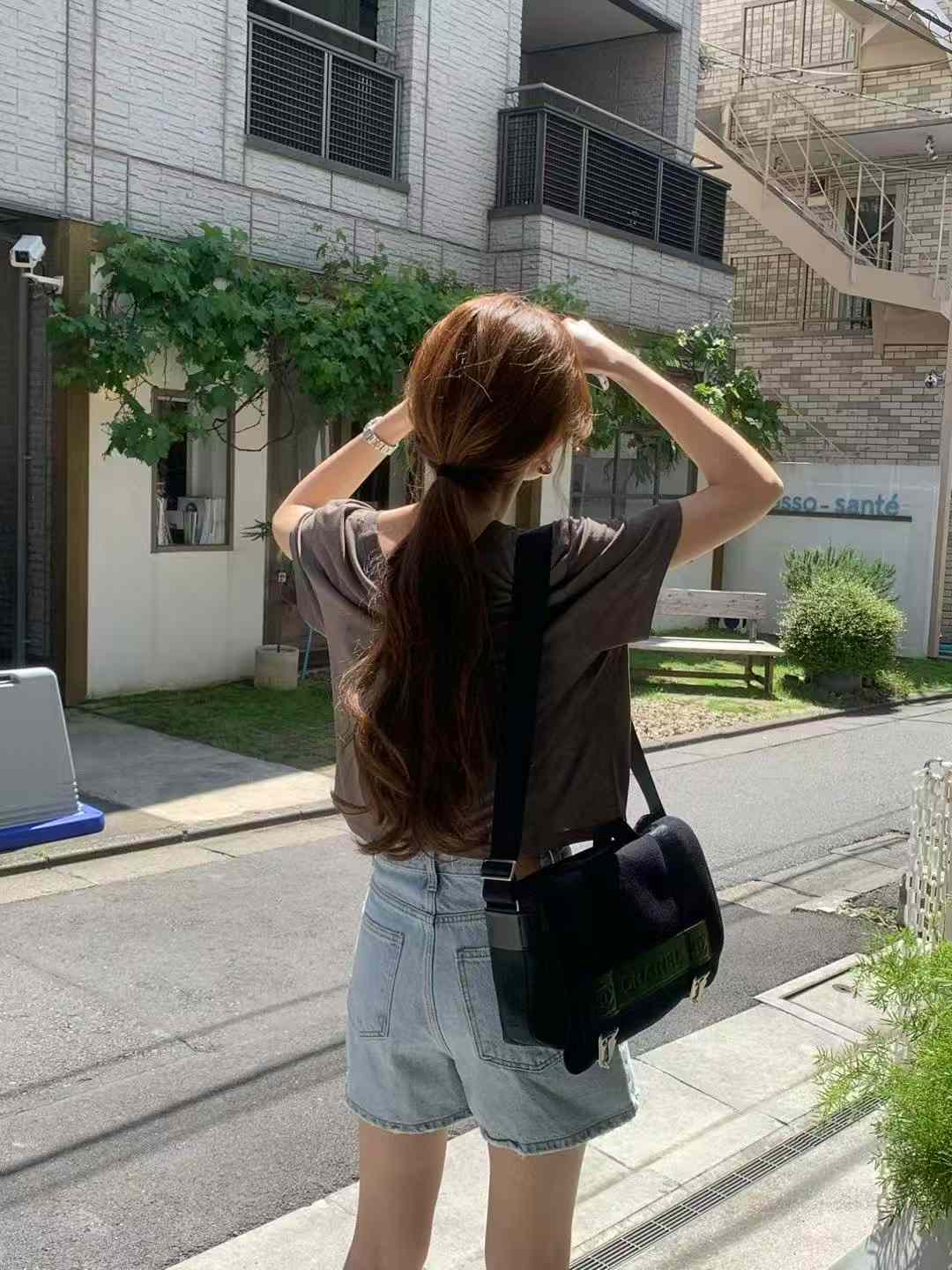 A58.顏值家夏日水洗牛仔短褲