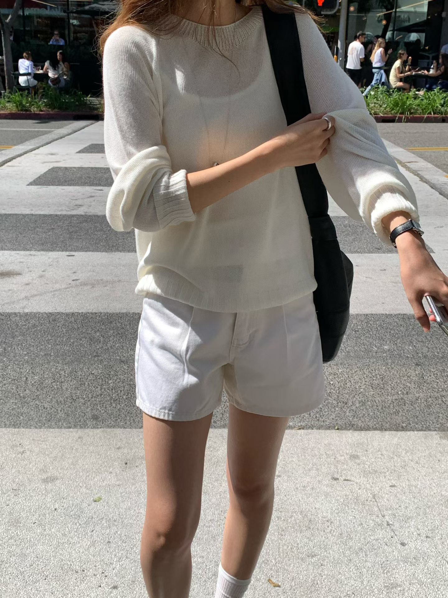 B13.大V家淺色清爽短褲