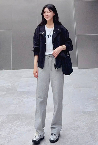 B09.清爽女孩綁帶休閒褲