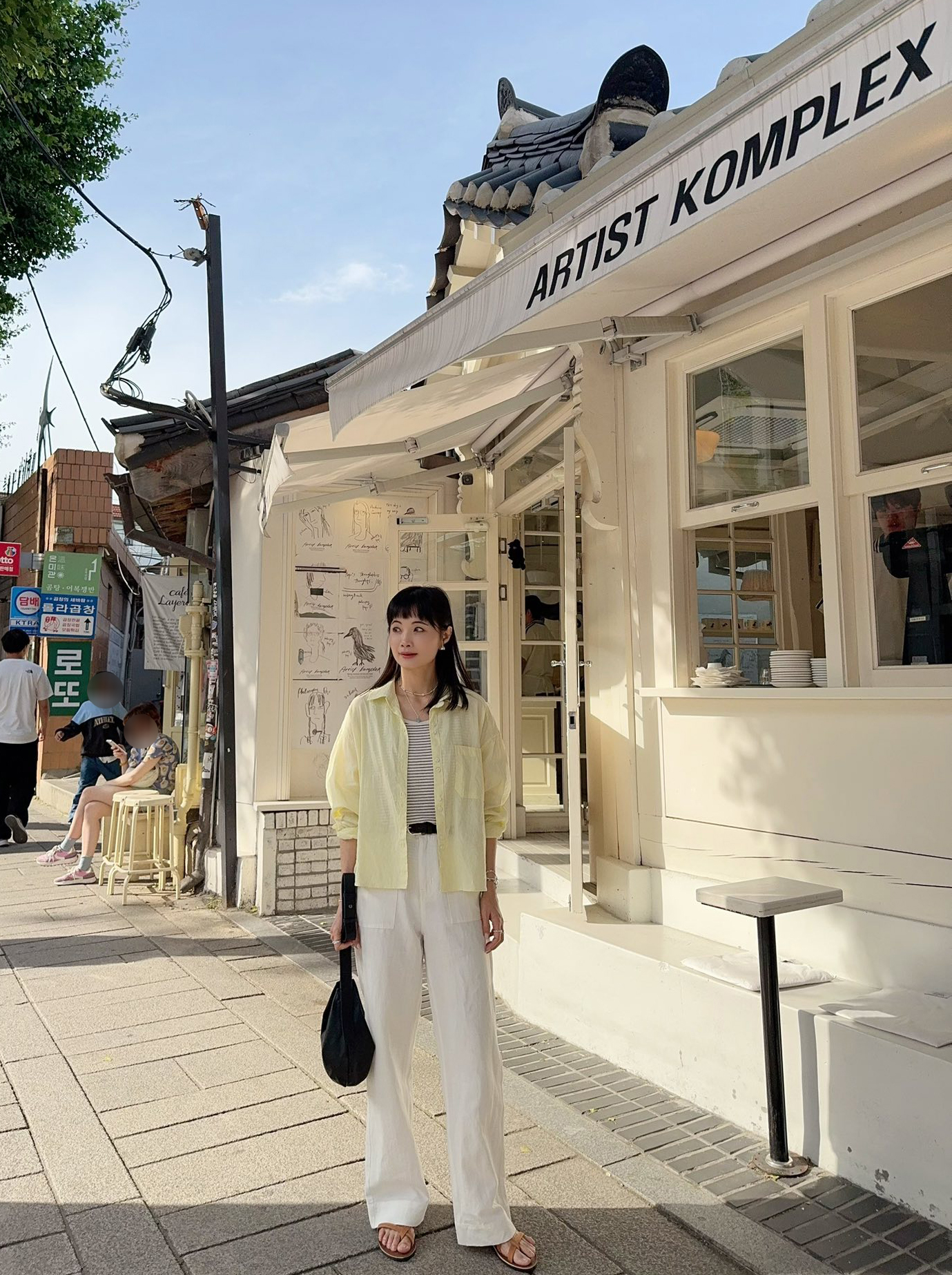 A06.自然女孩亞麻口袋長褲