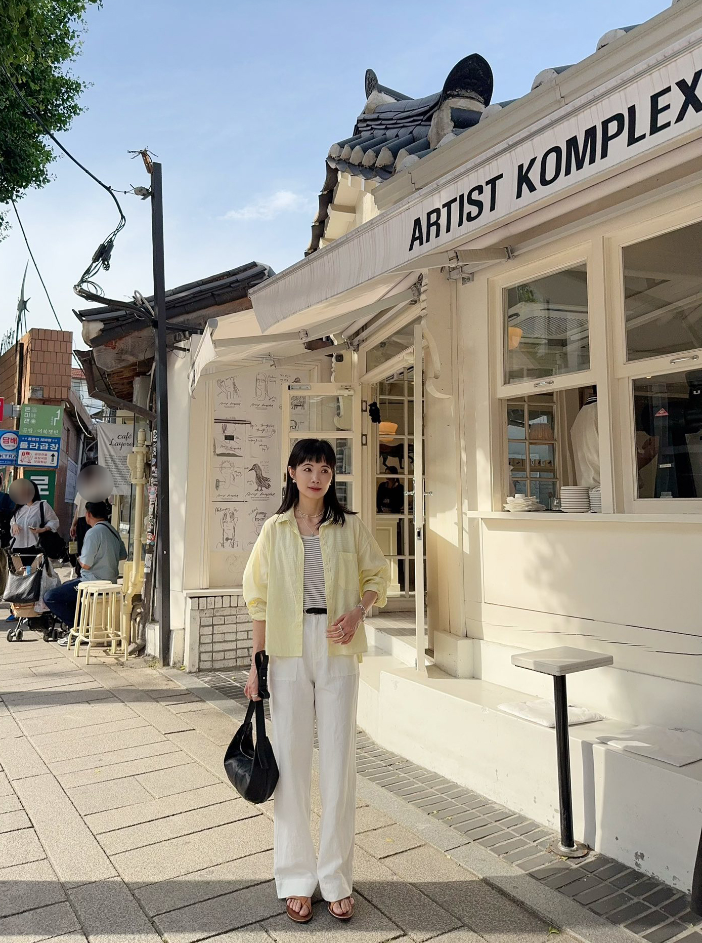 A06.自然女孩亞麻口袋長褲