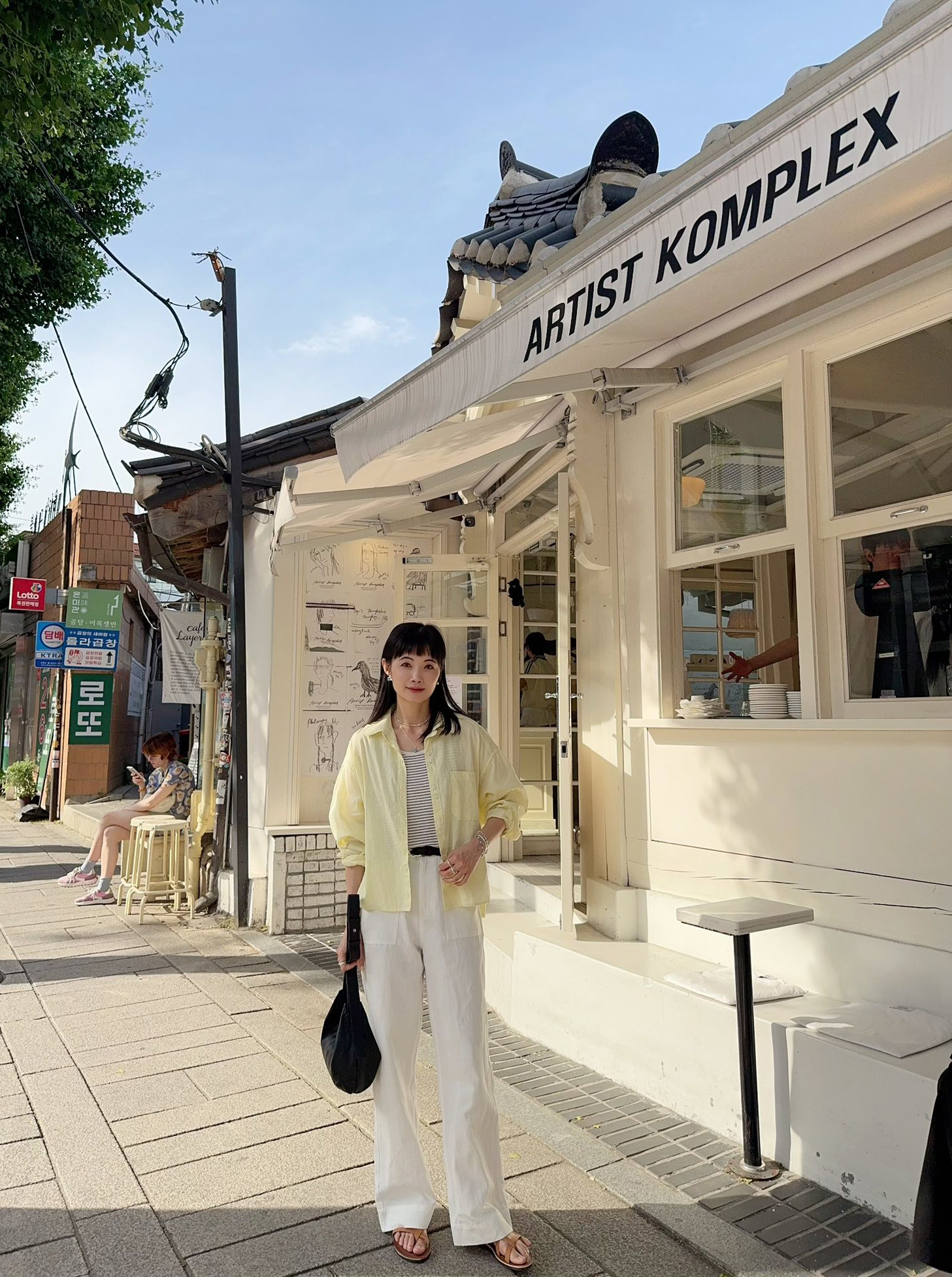 A06.自然女孩亞麻口袋長褲