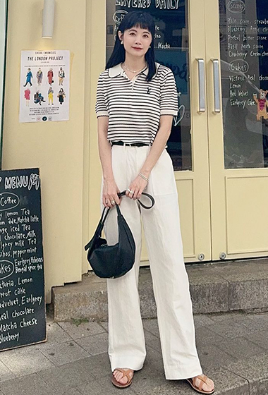 直播版自然女孩亞麻口袋長褲