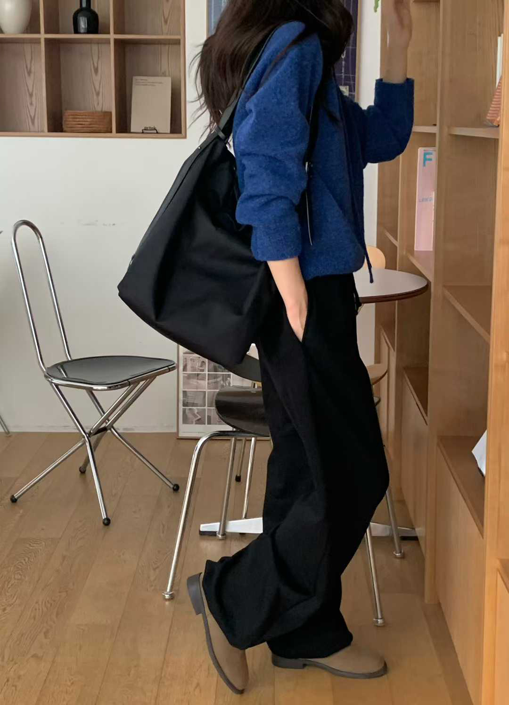 小V家綁繩縮口棉褲