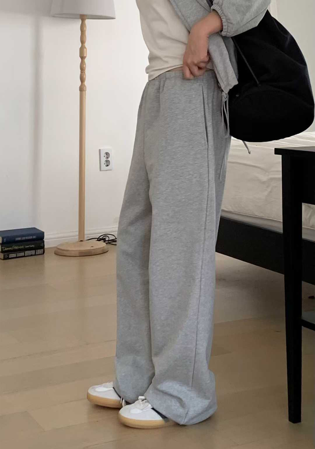 小V家綁繩縮口棉褲