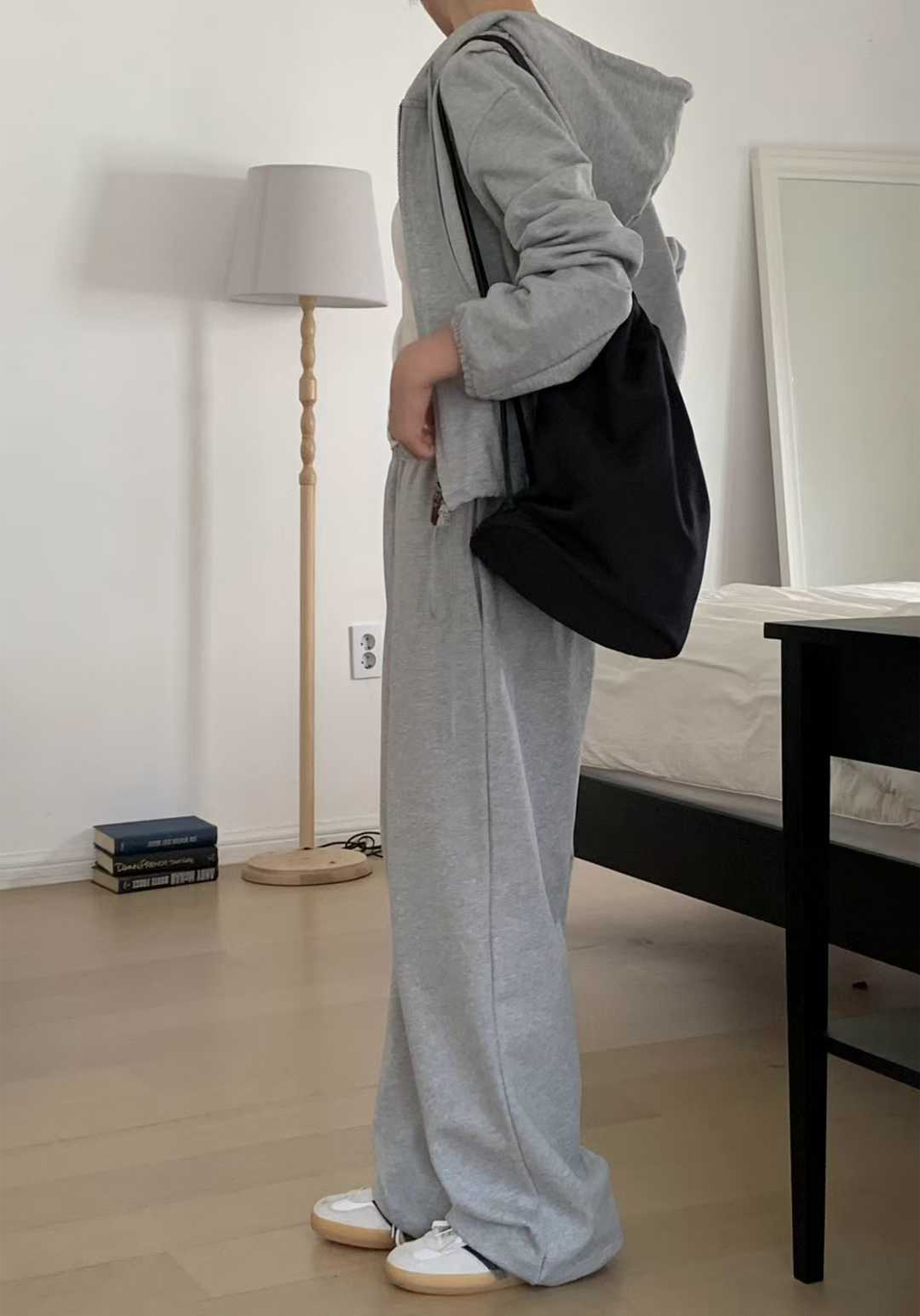 小V家綁繩縮口棉褲