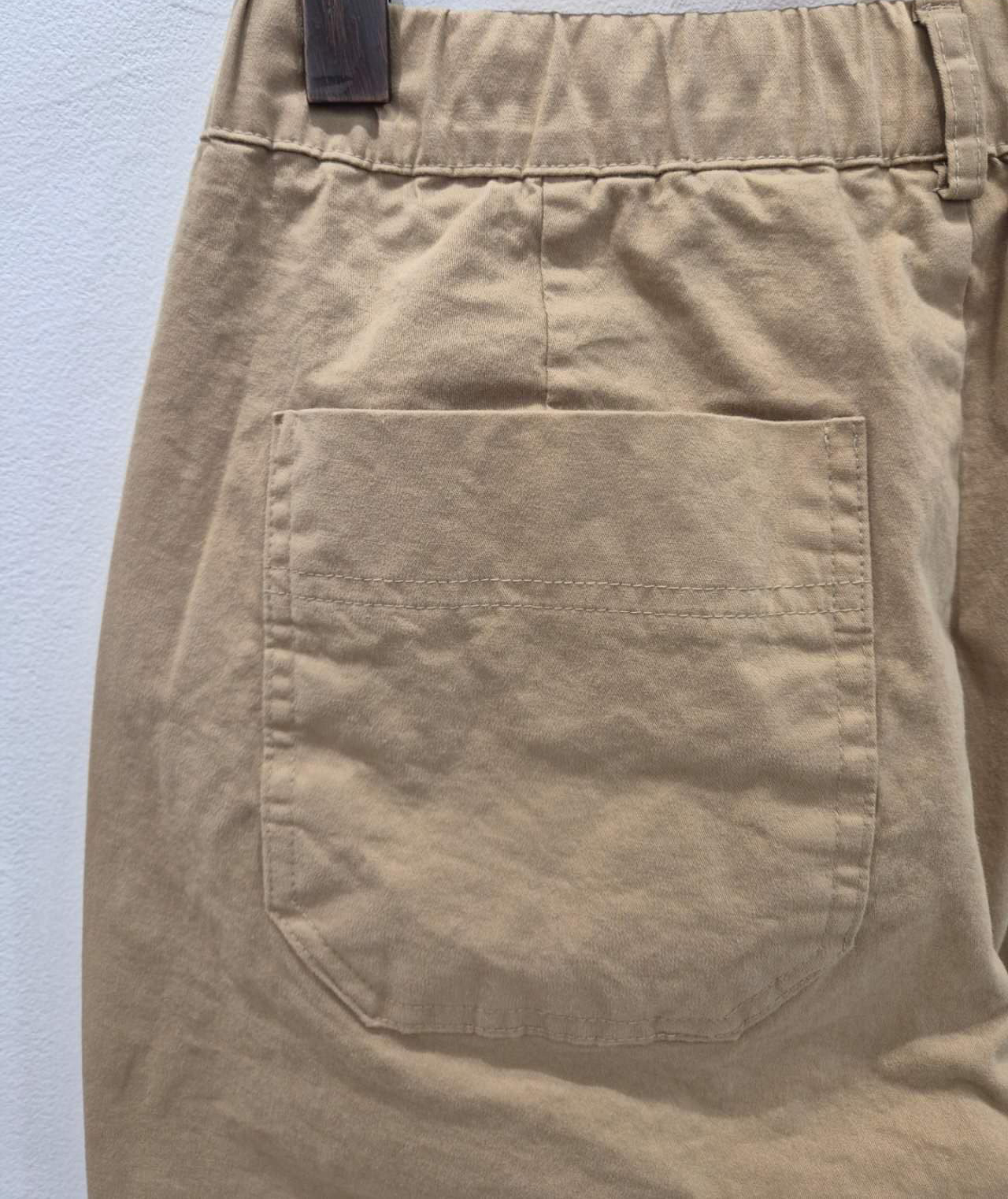 B63.水洗褲家小褲管直筒休閒褲