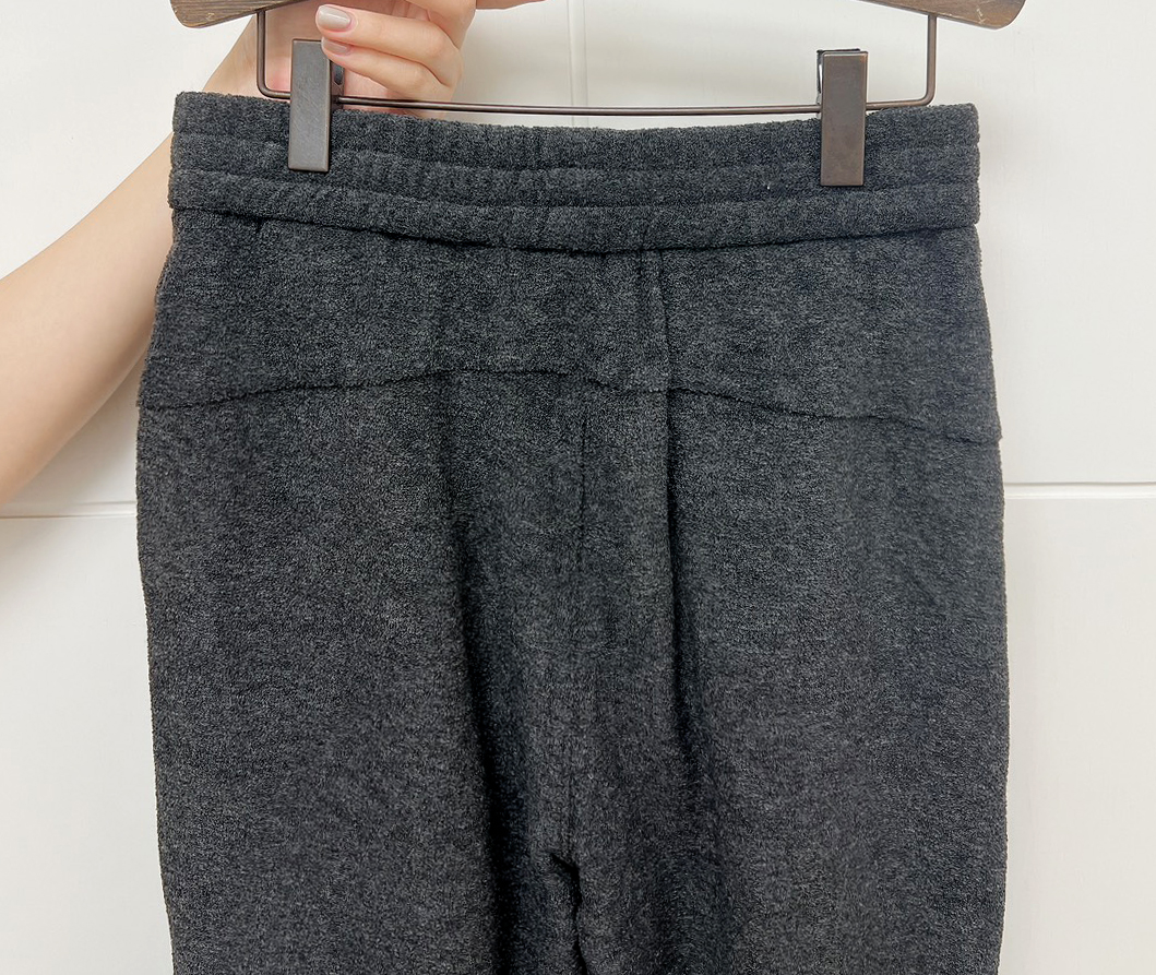 A111.可愛圈圈紗內刷毛落地寬褲