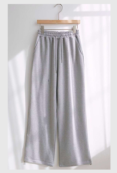 A08.兩穿下擺可縮口休閒長褲