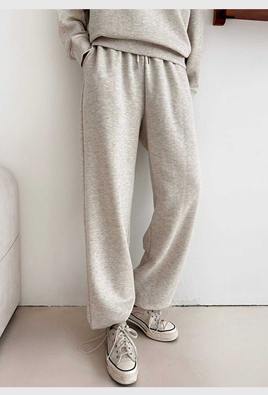 A08.兩穿下擺可縮口休閒長褲