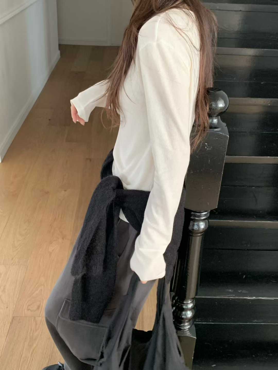 B11.小V家造型立體側口袋工裝長褲