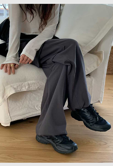 B11.小V家造型立體側口袋工裝長褲