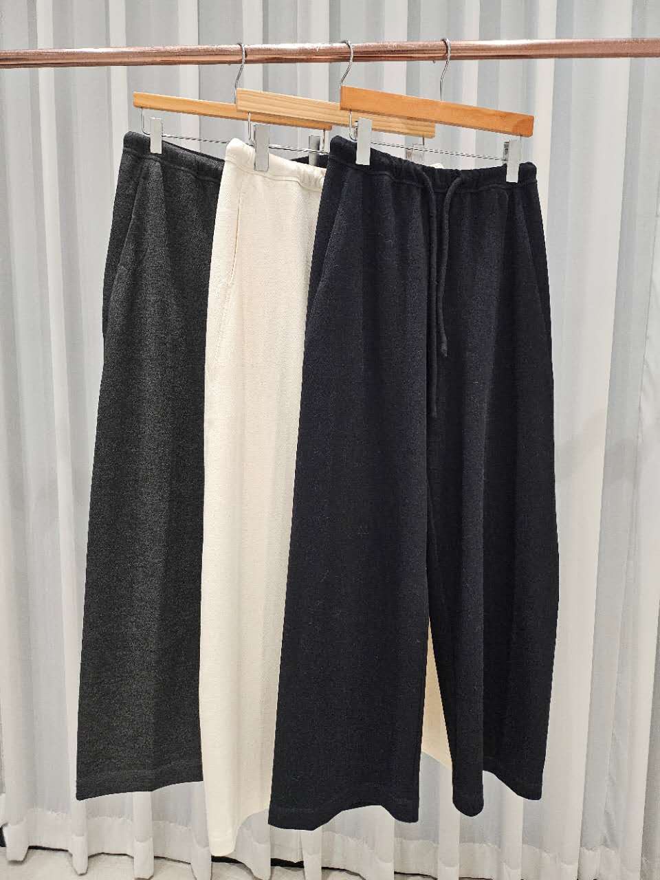 B40.星星家舒適闊腿貼合長褲