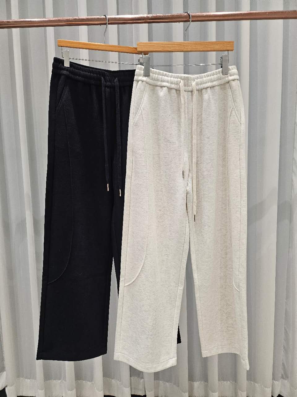 星星家特殊側剪接造型長褲