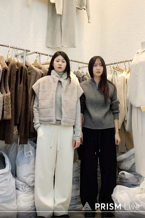 星星家腰頭拼色繭型休閒長褲