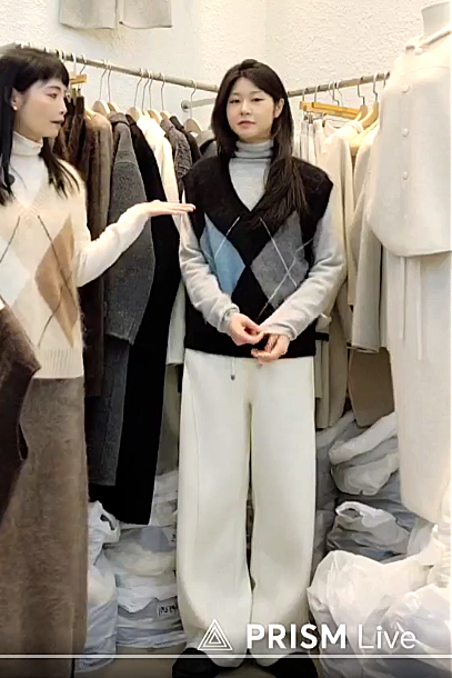 B25.星星家拼接腰頭剪休閒寬褲