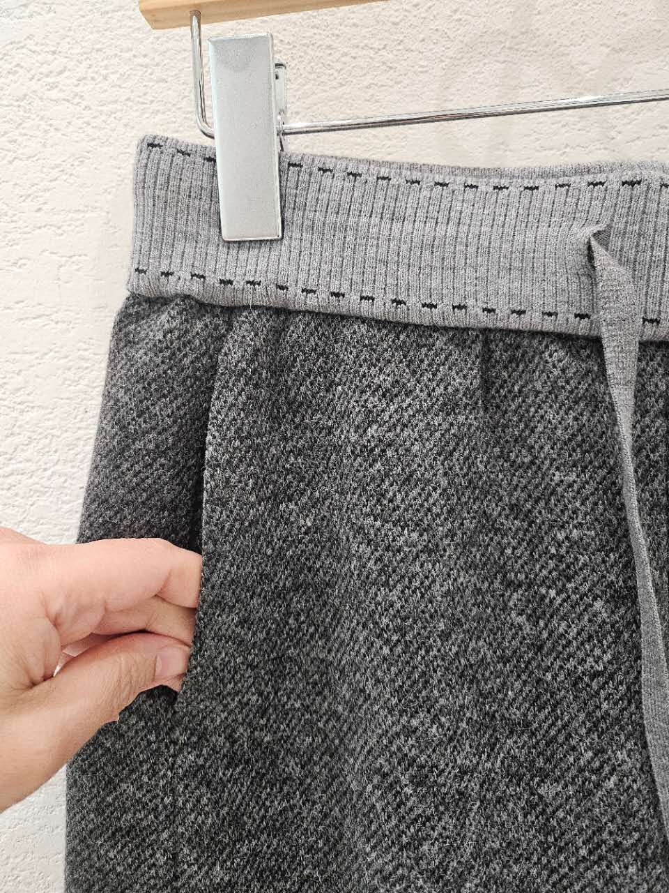 B29.星星家保暖針織斜紋毛呢長褲