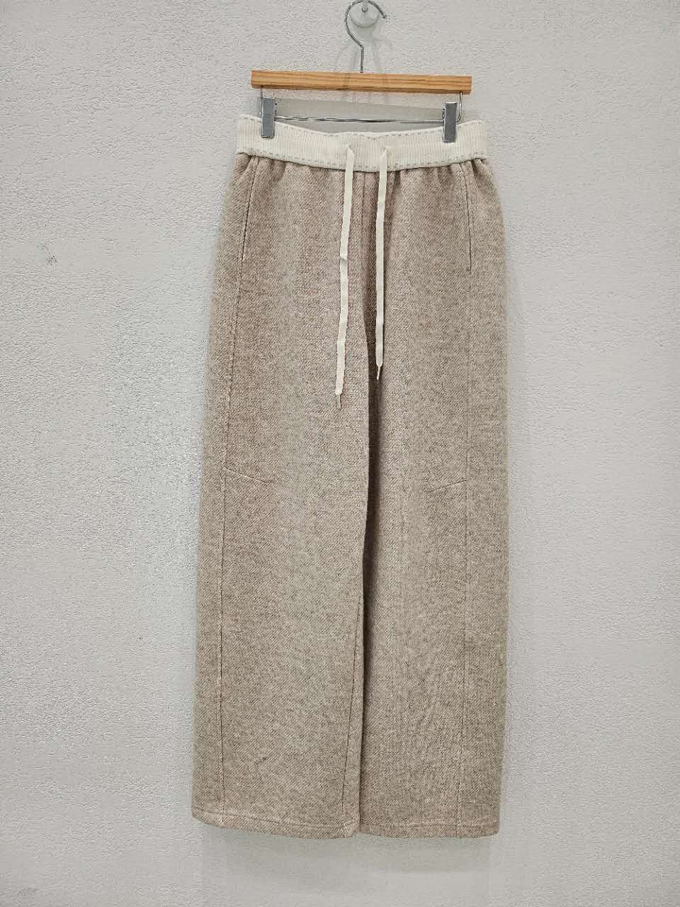 B29.星星家保暖針織斜紋毛呢長褲